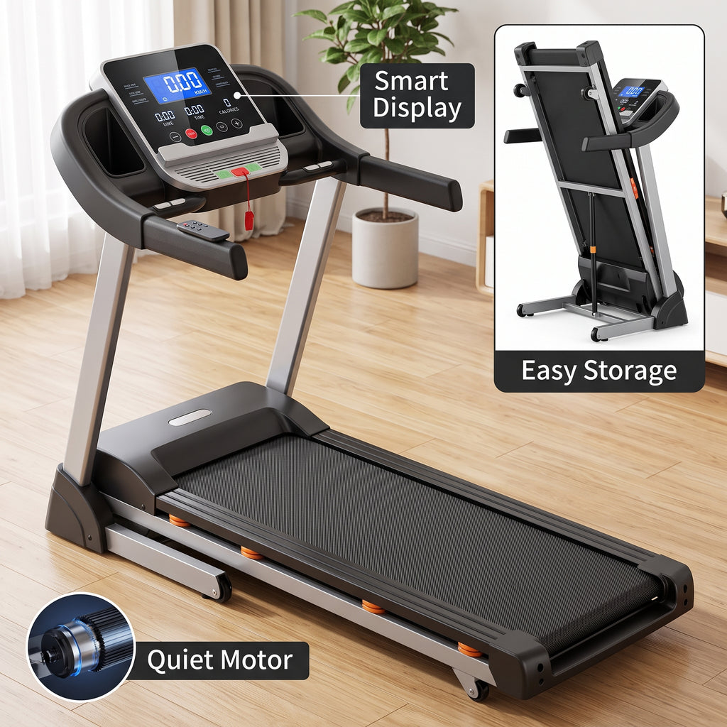 MoveFit Walking Pad – Compact Under Desk Treadmill for Everyday Movement at Home